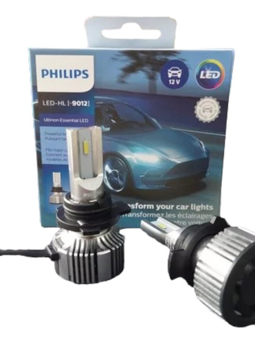 Focos Led Philips 9012 Hir2 Ultinon Essential 160% + Luz 6k