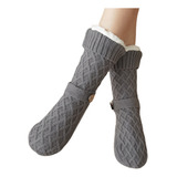 Calcetines Fuzzy Warm Slipper Socks Para Mujer, Calcetines A