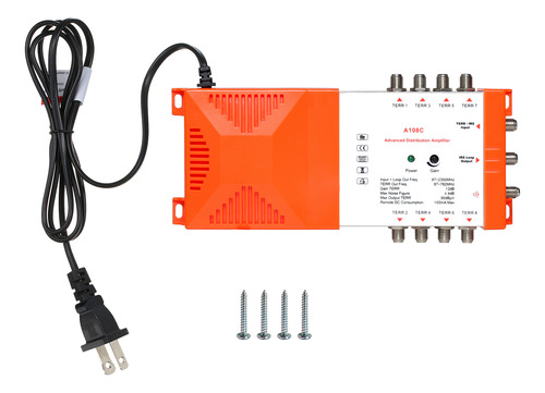 Amplificador De Distribución Profesional 8 Vías - Señal Tv Y