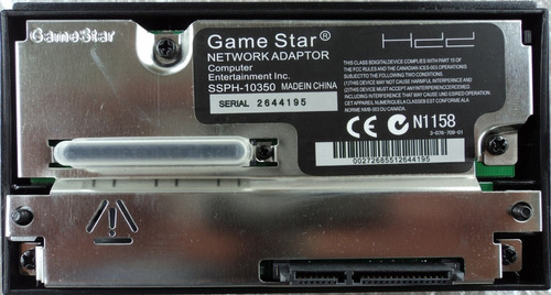Modem Game Star Adaptador De Hd Sata Ps2 Fat Network Adapter