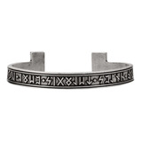 Pulseira Bracelete Masculino Viking Nórdico Vintage De Aço