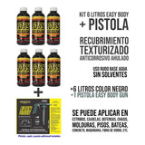 Kit 6 L Recubrimiento Texturizado Easy Body + Pistola Eb Gun