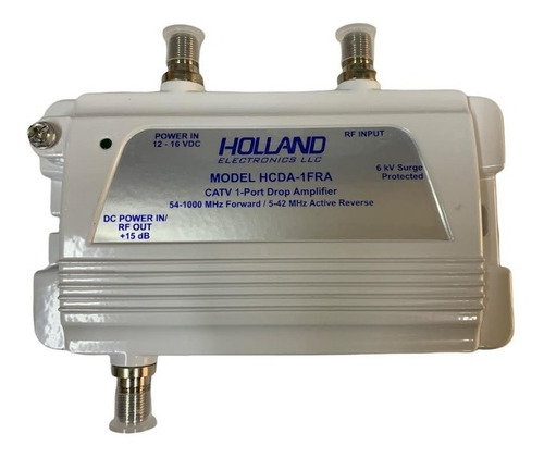 Amplificador De Señal Hcda-1 Holland P/ Tv Digital Hd 1 Ghz