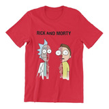 Polera Unisex Rick And Morty Serie Dividido Algodon Estampad