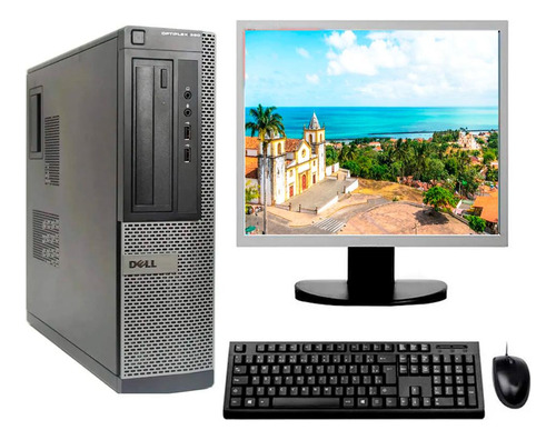 Cpu Dell 390 Core I3 2ª G 4gb Ssd 240gb + Monitor 19