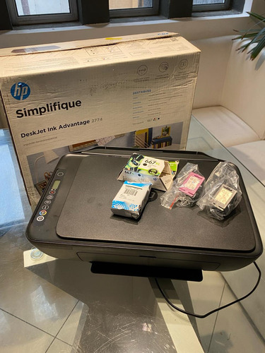 Impressora Hp Deskjet 2774 Multifuncional 100v/240v Seminova