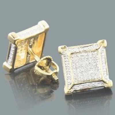 Aros De Oro Rosa Con Zirconia Brillante Micro Pavé | Envío gratis