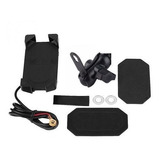 Soporte Para Celular Gps + Usb Manubrio Moto C1 Solomototeam