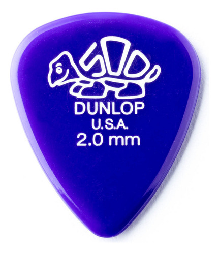 Palhetas Dunlop Delrin 500 2,0mm - 6 Un