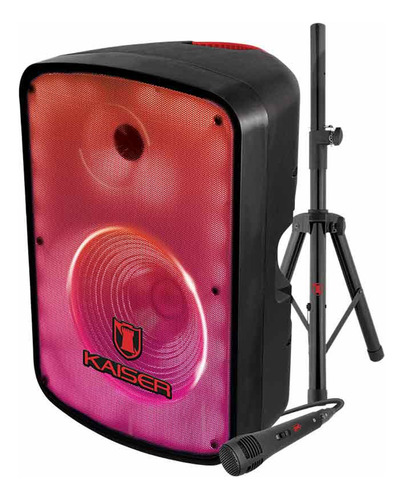 Bocina 15 Bluetooth Kaiser Gem-9520 Usb Fm 25000w Rgb Mic Co