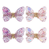 Accesorios Para Uñas Decor Butterfly, 4 Unidades