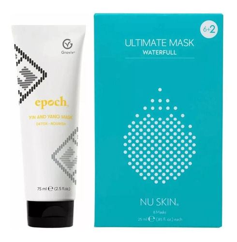 Beauty Mask Duo Kit Nuskin Epoch Yin Yang Ultimate Waterfull