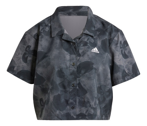 Playera Polo Corta Estampado Floral Tejida In7315 adidas