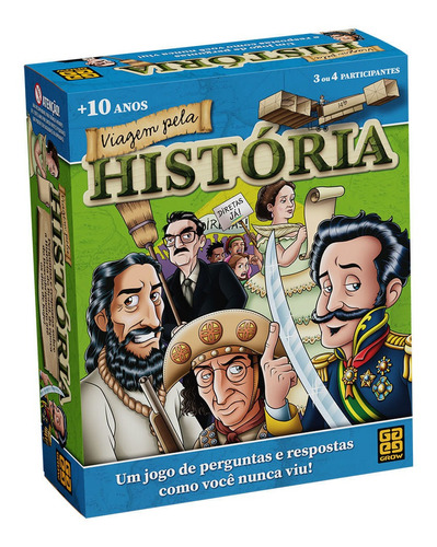 Jogo De Perguntas E Respostas Viagem Pela História Grow