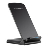 Cargador Inalámbrico 10w 2 En 1 iPhone Samsung Huawei Color Negro