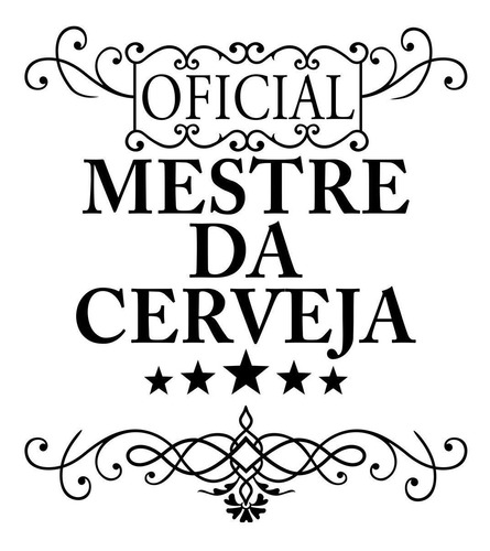 Adesivo Mestre Da Cerveja Para Quadro De Tampinhas 