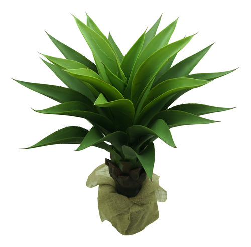 Suculenta Planta Agave 80cm Folhagem Artificial Verde Sala
