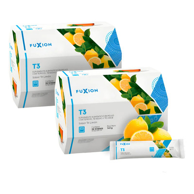 Fuxion | Kit 2 Thermo T3 | Té Natural Mix De 3 Tés | 28u C\u002Fu | Meses sin interés