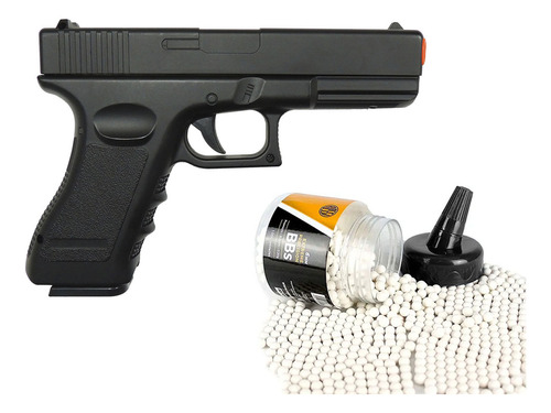 Glock Airsoft Full Metal V20 Spring + Bbs Rossi 0.20 1000un