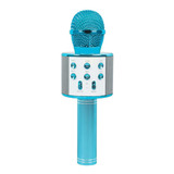 Microfone Bluetooth Sem Fio Com Caixa De Som Acoplada