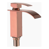 Torneira Bancada Icas Shop Cascata Rose Gold - Ic-3201rg