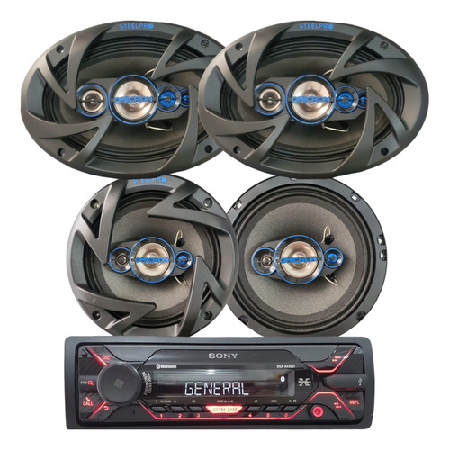 Paquete Estereo Dsx-a410bt+bocinas 6.5 +bocinas 6x9