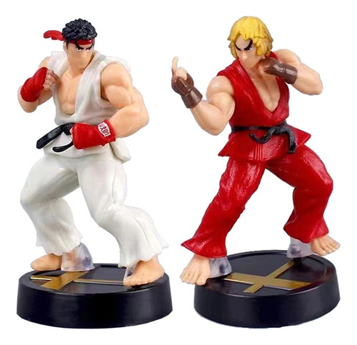 Figuras Street Fighter Ryu + Ken