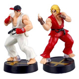 Figuras Street Fighter Ryu + Ken