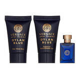 Set De Miniaturas Versace Dylan Blue Pour Homme De 3 Piezas