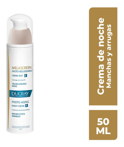 Ducray Melascreen Photo Aging Crema Noche 50ml. Tipo De Piel Normal