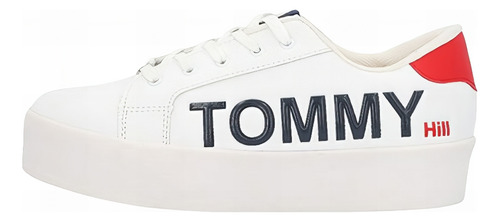 Tenis Casual 60731oi Talon Confotable Liso Tommy Hill