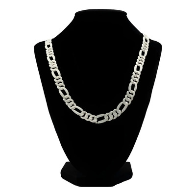 Cadena Gruesa 50 Cm Plata Fina 925 Tipo Cartier Hombre Mujer Color Plateado | Meses sin interés