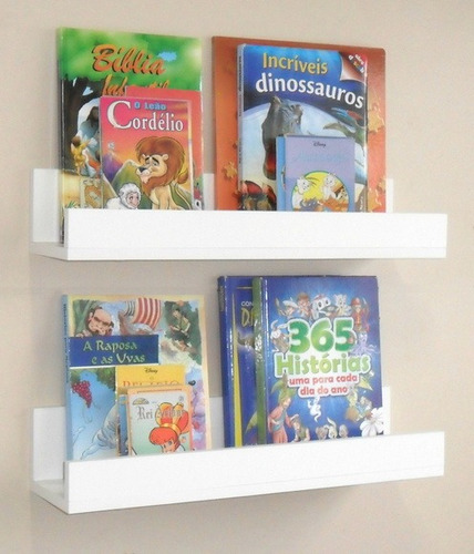 Prateleira P/ Livros Infantil 60cm Mdf