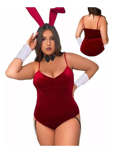 Lenceria Erótica Sexy Body Talla Grande Curvy Para Mujer