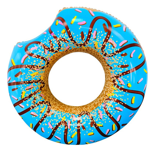 Flotador Dona Donuts Inflable Celeste Bestway 36118