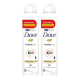 Kit 2 Desodorante Dove Feminino Invisible Dry 48h 200ml