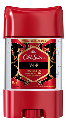 Desodorante Em Gel Old Spice Vip 80 G Fragrância Frutado