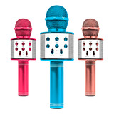 Microfone Karaoke Bluetooth Sem Fio Youtuber Várias Cores