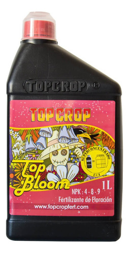 Top Bloom 1 Litro. Fertilizante De Floración / Top Crop