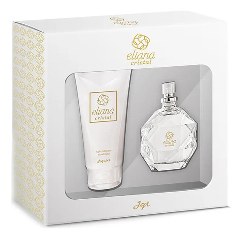 Estojo Jequiti Eliana Cristal Perfume + Loção Hidratante