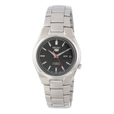 Men 's Snk607 Seiko 5 Automático Negro Dial Reloj De Pulsera