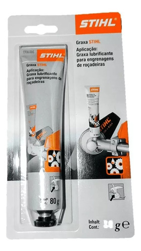 Graxa Transmissão Stihl Roçadeira 80g Todos Modelos Original