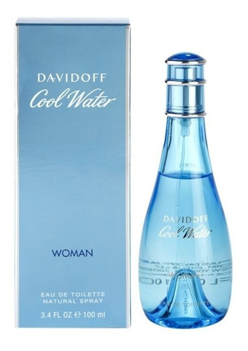 Perfume Cool Water Woman De Davidoff Eau De Toilette 100 Ml.