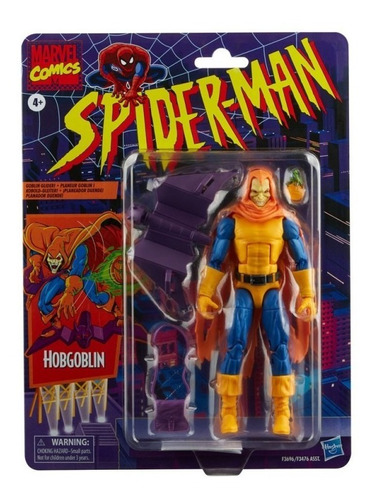  Marvel Legends Hobgoblin Retro Villanos Spiderman Duende 