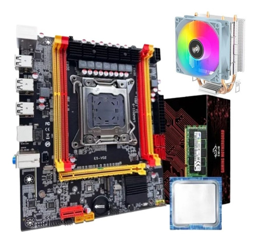 Kit Placa Mae + Cpu Intel Xeon + Memoria Ram + Cooler