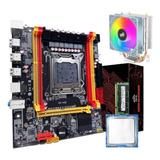 Kit Placa Mae + Cpu Intel Xeon + Memoria Ram + Cooler