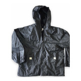 Campera Impermeable Negra T8