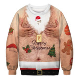 Sudadera Con Estampado Divertido Navideño Para Pareja [u [u]