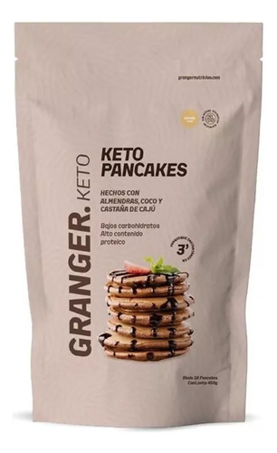 Keto Pancakes Granger X450 Gr 18 Pancakes Vainila Dieta Keto