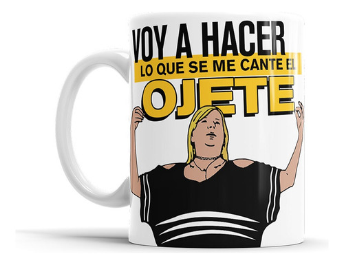 Taza Cerámica Gran Hermano Virginia Lo Que Se Cante Ogt